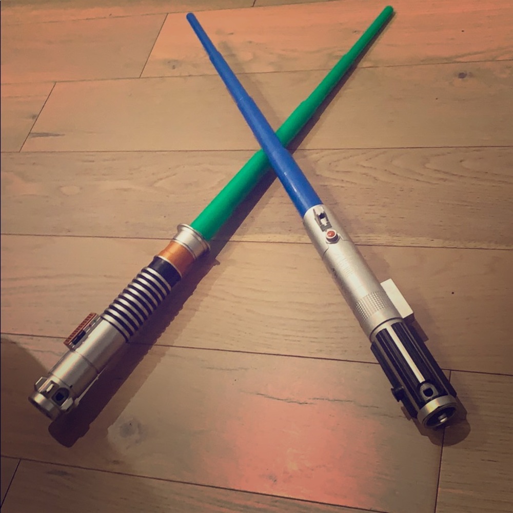 Hasbro lightsaber Star Wars influenced
